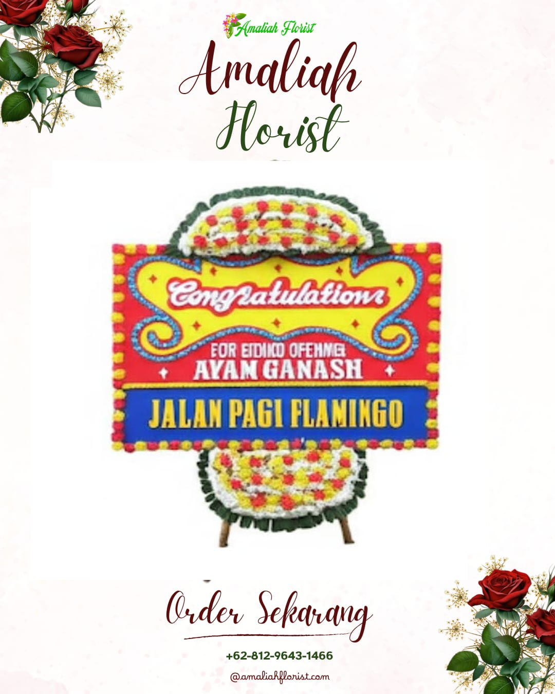 Sewa Papan Bunga Bone Bolango